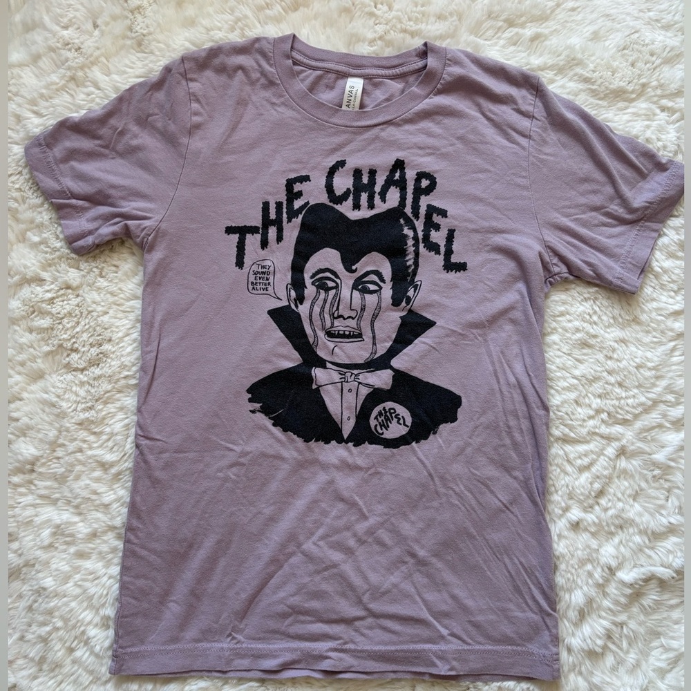 Bella Canvas Lavender Graphic Tee The Chapel San Francisco, Size S